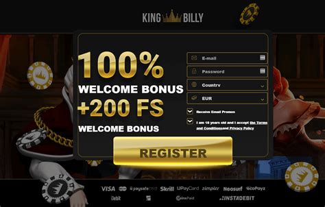 king billy bonus code 50 free spins